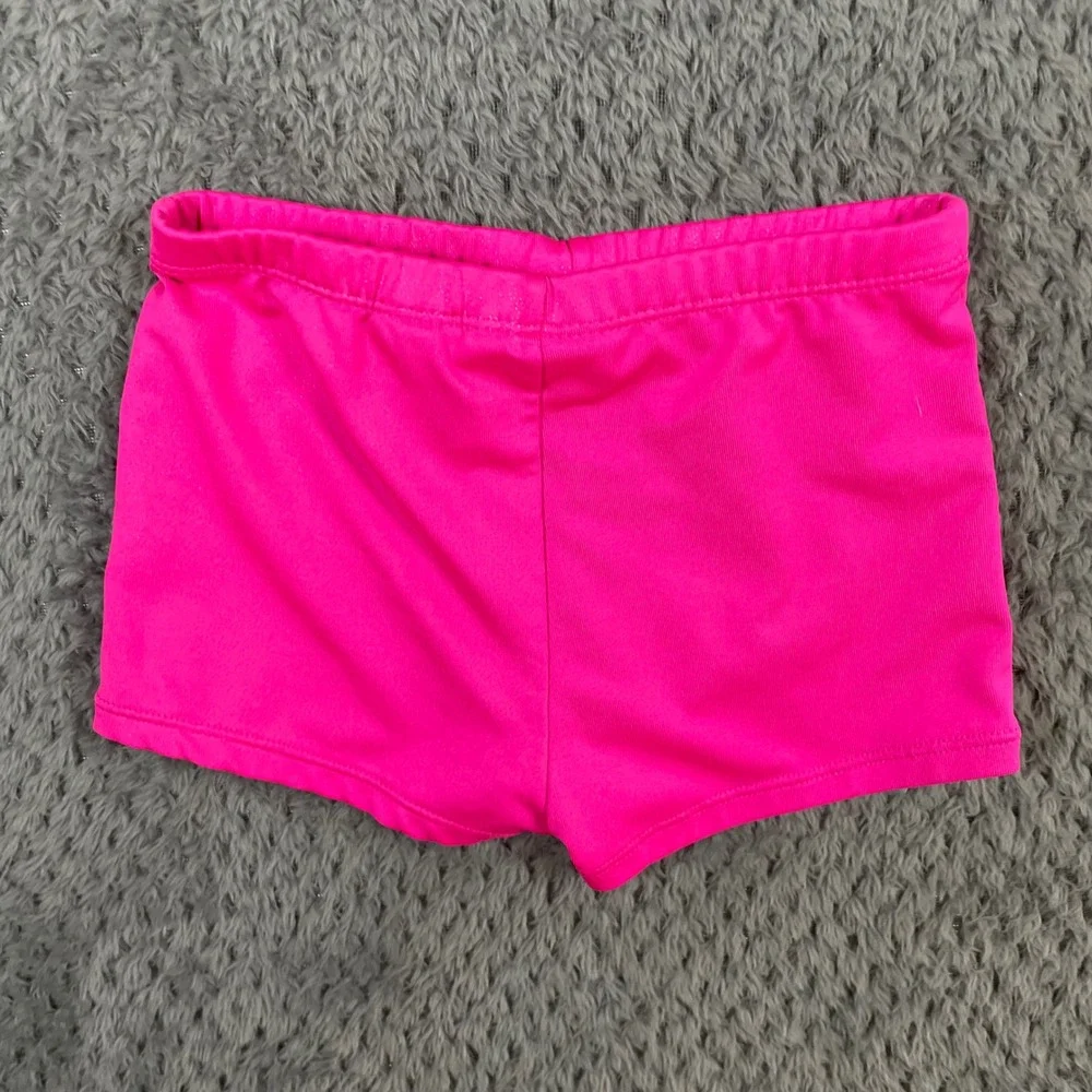 Freestyle by Danskin Girls Gymnastics Leotard Lot USA Stars Pink Blue Size 6/6X